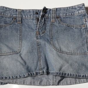 Retro 80s Denim mini skirt